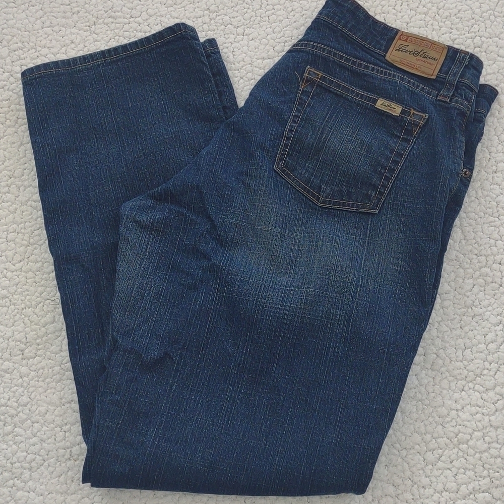 Signature by Levi Strauss Stretch Mid Rise Straight Leg Jeans Size 16